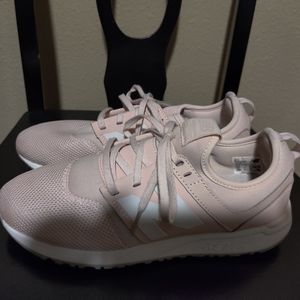 Pink and white New Balance